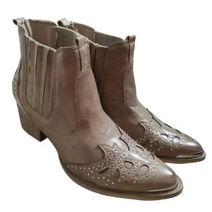 Wanted western studded booties